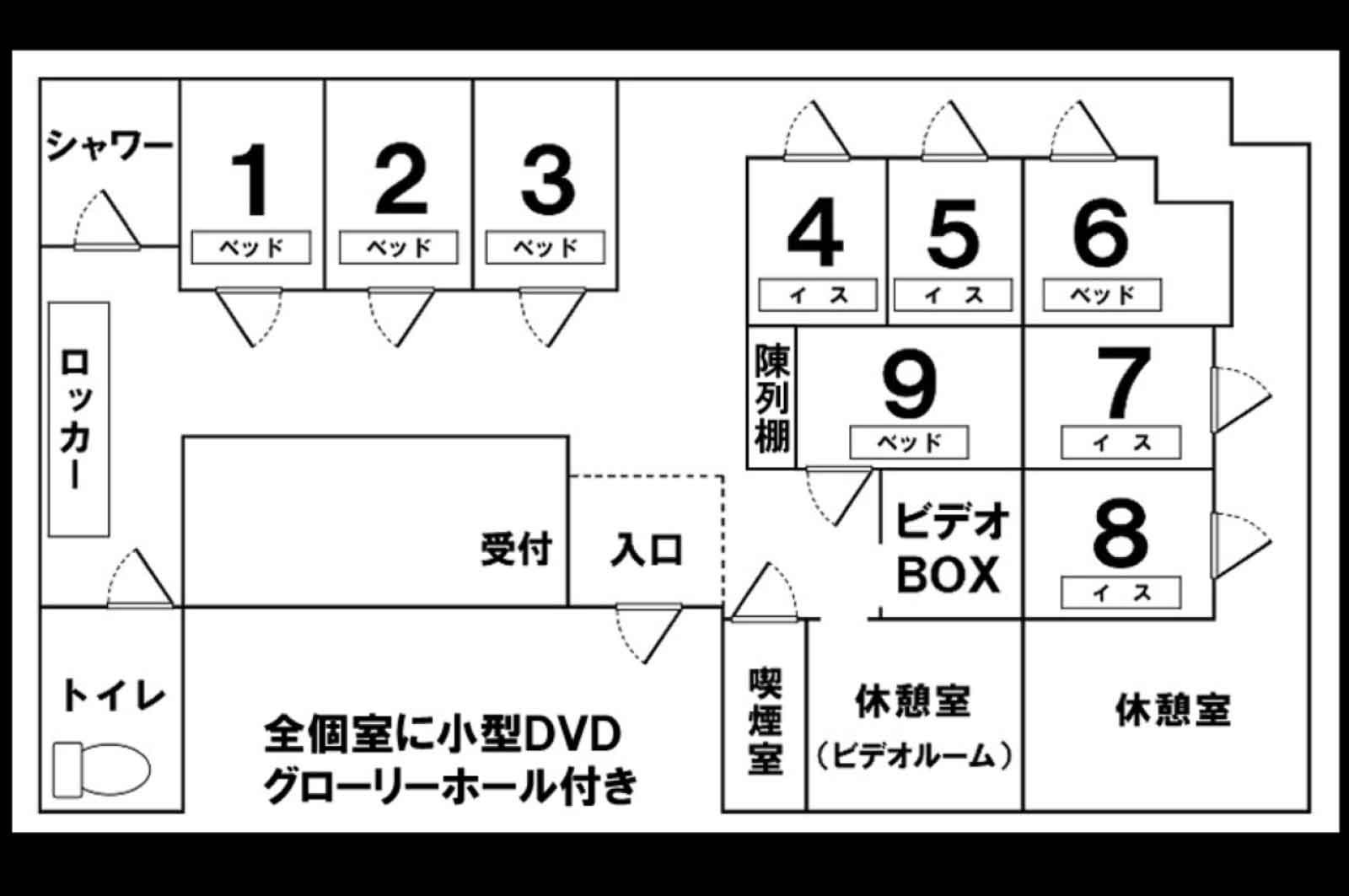 新中野ニューロンのフロアマップ